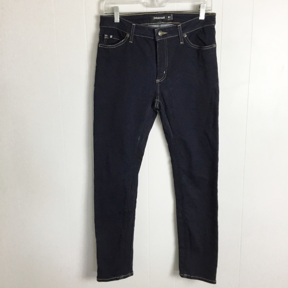 Betabrand Dark Wash Blue Cotton Spandex Jeans Size 30 Short